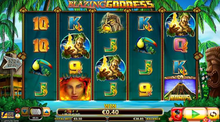 Видео покер Blazing Goddess демо-игра