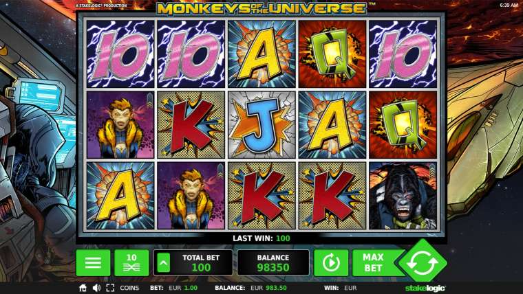 Видео покер Monkeys of the Universe демо-игра