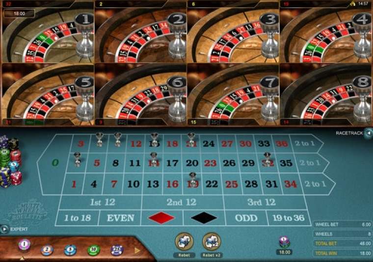 Видео покер Multi Wheel European Roulette Gold демо-игра