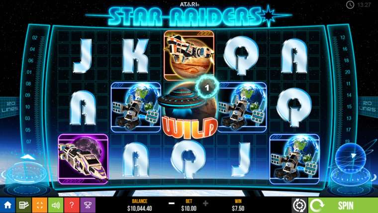 Видео покер Star Raiders демо-игра