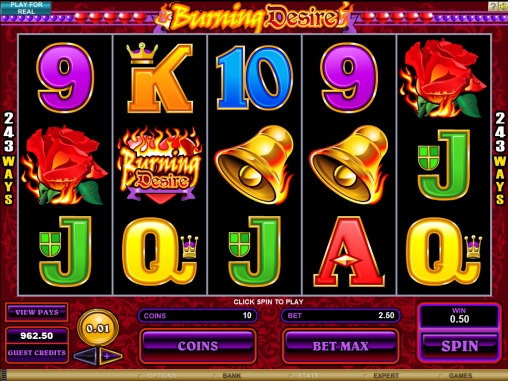 Burning Desire (Жгучее желание) из раздела Игровые автоматы
