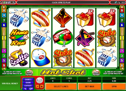 Hot Shot (Горячий выстрел) из раздела Игровые автоматы