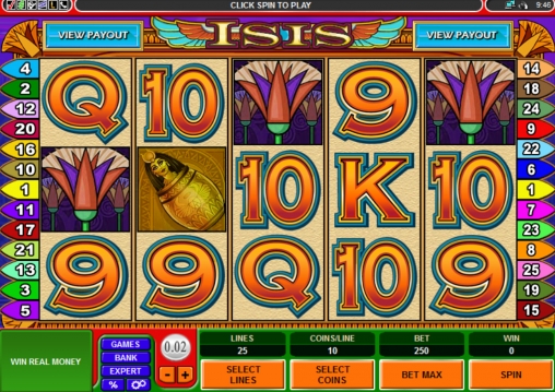 Isis (Изида) из раздела Игровые автоматы