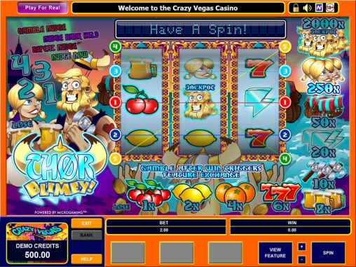 Thor Blimey! (Тор, разрази меня гром!) из раздела Игровые автоматы