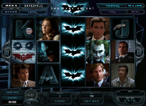 The Dark Knight (Темный рыцарь) из раздела Игровые автоматы