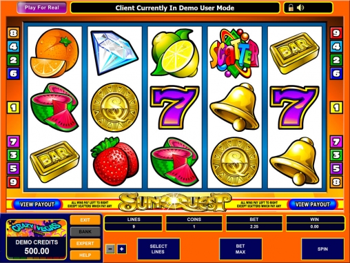 Sun Quest  (Солнечный квест) из раздела Игровые автоматы