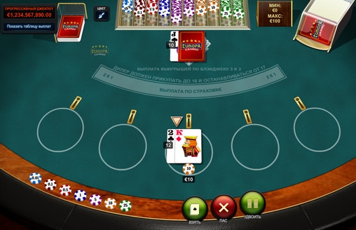 Progressive Blackjack (Блэкджек с прогрессивным джек-потом) из раздела Блэкджек
