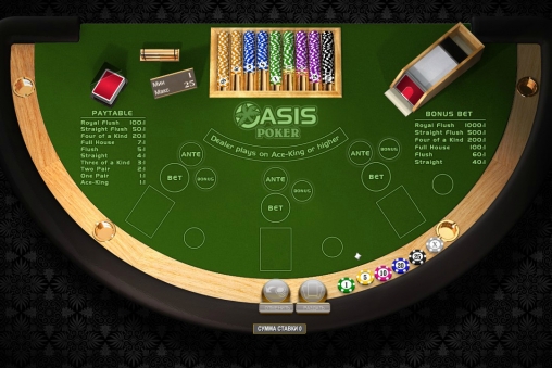 Oasis Poker (Оазис покер) из раздела Покер