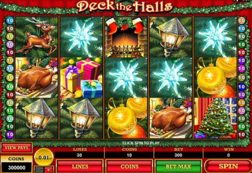 Deck the Halls (Рождественские Украшения) из раздела Игровые автоматы