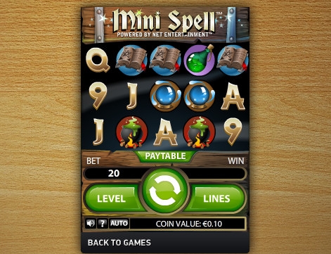 Mini Spell (Мини-заклинание) из раздела Игровые автоматы