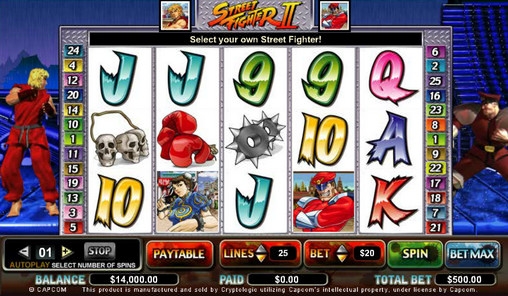 Street Fighter II (Уличный боец 2) из раздела Игровые автоматы