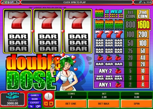 Double Dose (Двойная доза) из раздела Игровые автоматы