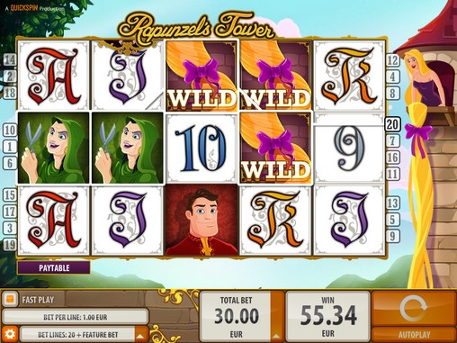 Rapunzel’s Tower (Башня Рапунцель) из раздела Игровые автоматы