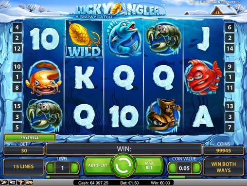 Lucky Angler – A Snowy Catch (Везучий рыбак – Зимний улов) из раздела Игровые автоматы