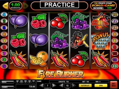 Fire Burner (Огненная горелка) из раздела Игровые автоматы
