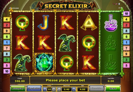 Secret Elixir (Тайный эликсир) из раздела Игровые автоматы