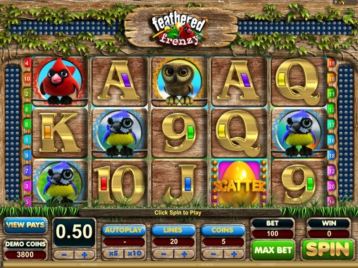 Feathered Frenzy (Пернатое безумие) из раздела Игровые автоматы