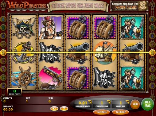 Wild Pirates (Дикие пираты) из раздела Игровые автоматы