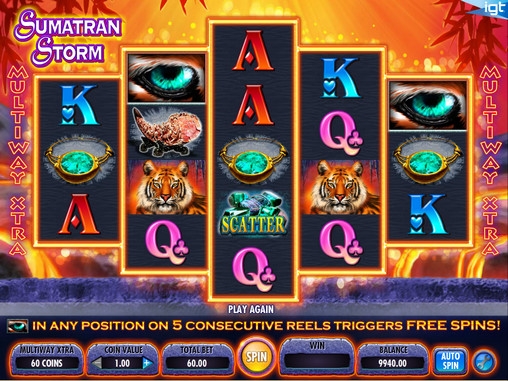 Sumatran Storm (Суматранский ураган) из раздела Игровые автоматы