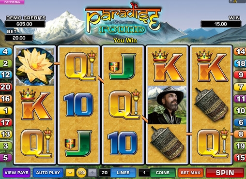Paradise Found (Найденный рай) из раздела Игровые автоматы