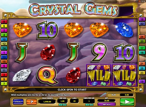 Crystal Gems (Кристальные драгоценности) из раздела Игровые автоматы