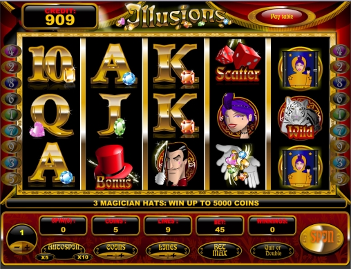 Illusions (Иллюзии) из раздела Игровые автоматы