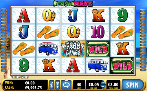 Cash Wave (Волна наличности) из раздела Игровые автоматы