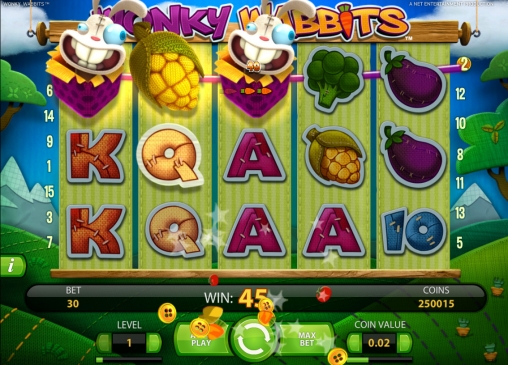 Wonky Wabbits (Хилые доходяги) из раздела Игровые автоматы