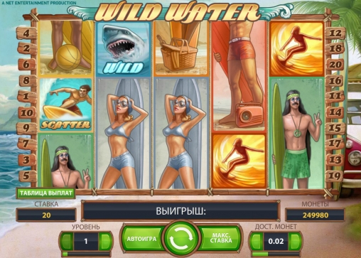 Wild Water (Дикая вода) из раздела Игровые автоматы