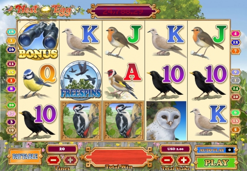 Nest Egg (Яйцо в гнезде) из раздела Игровые автоматы