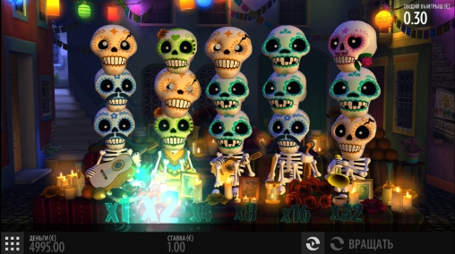 Esqueleto Explosivo (Взрывающийся скелет) из раздела Игровые автоматы