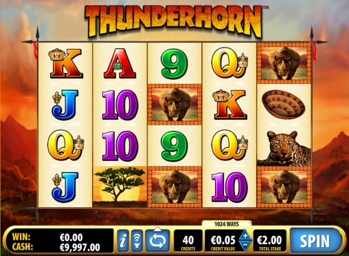 Thunder Horn (Грозный рог) из раздела Игровые автоматы