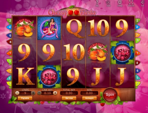 Cherry Fiesta (Вишневая фиеста) из раздела Игровые автоматы