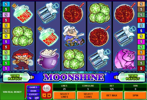 Moonshine (Самогон) из раздела Игровые автоматы