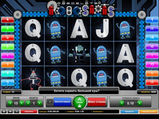 Roboslots (Робослоты) из раздела Игровые автоматы