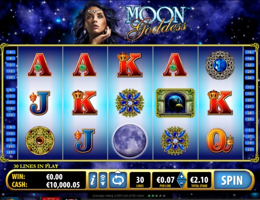 Moon Goddess (Лунная богиня) из раздела Игровые автоматы
