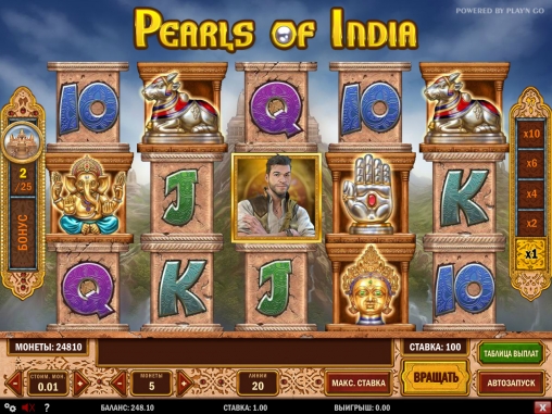 Pearls of India (Жемчужины Индии) из раздела Игровые автоматы