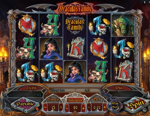 Dracula’s Family (Семья Дракулы) из раздела Игровые автоматы