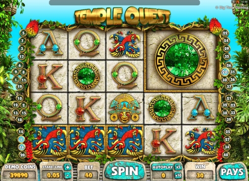 Temple Quest (Поиски храма) из раздела Игровые автоматы