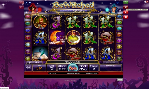 Bewitched (Заколдованные) из раздела Игровые автоматы
