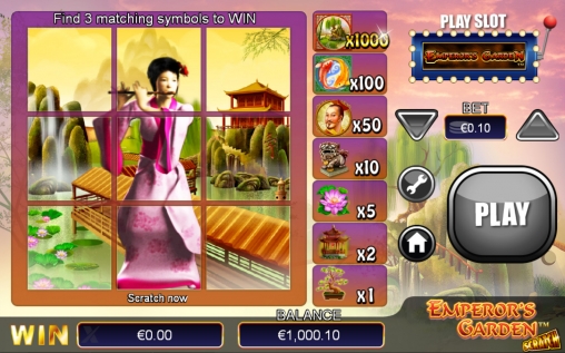 Emperor’s Garden Scratch (Сад императора) из раздела Скрэтч-карты