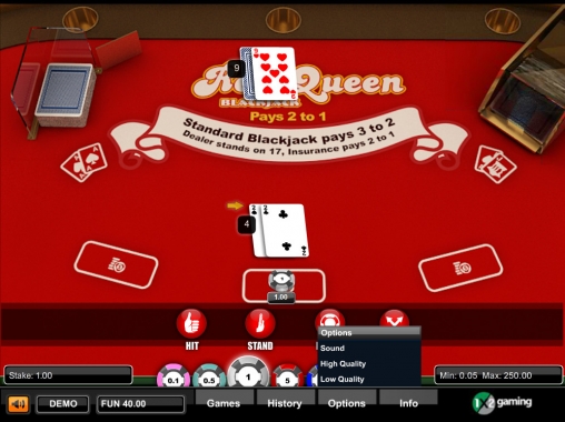 Red Queen Blackjack (Блэкджек «Красная королева») из раздела Блэкджек