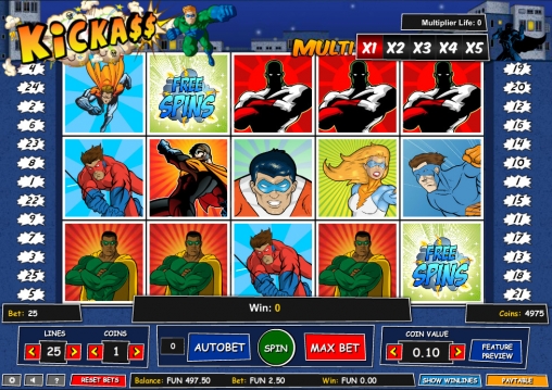 Kick-Ass (Пипец) из раздела Игровые автоматы