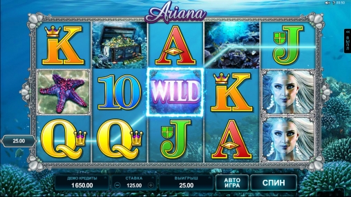 Ariana (Ариана) из раздела Игровые автоматы