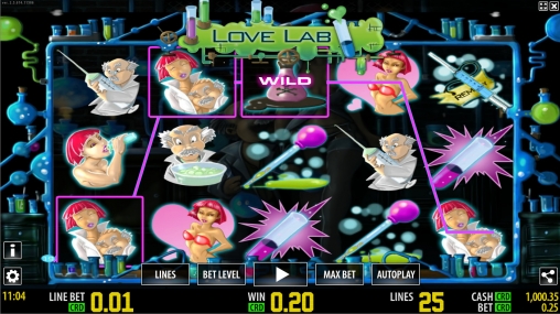 Love Lab (Лаборатория любви) из раздела Игровые автоматы