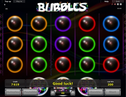 Bubbles (Пузыри) из раздела Игровые автоматы