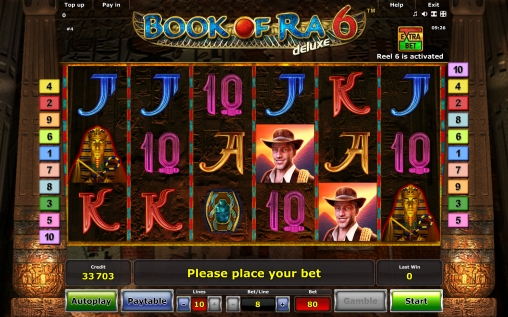 Book of Ra 6 Deluxe (Книга Ра 6 Делюкс) из раздела Игровые автоматы