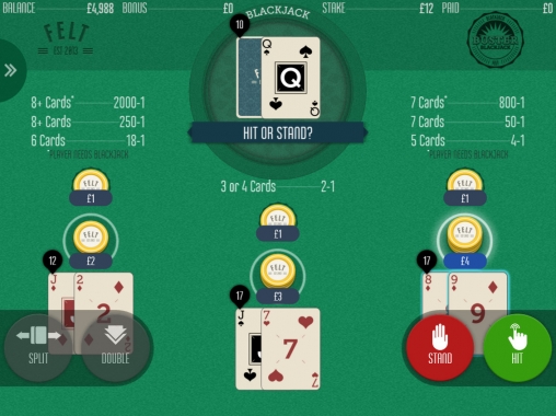 Buster Blackjack (Блэкджек «Перебор») из раздела Блэкджек