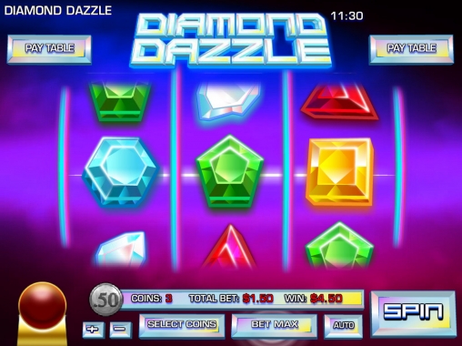 Diamond Dazzle (Блеск бриллиантов) из раздела Игровые автоматы