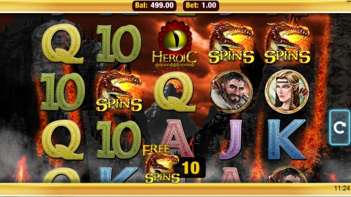 Heroic: Eye of the Dragon (Сага о героях: Глаз дракона) из раздела Игровые автоматы